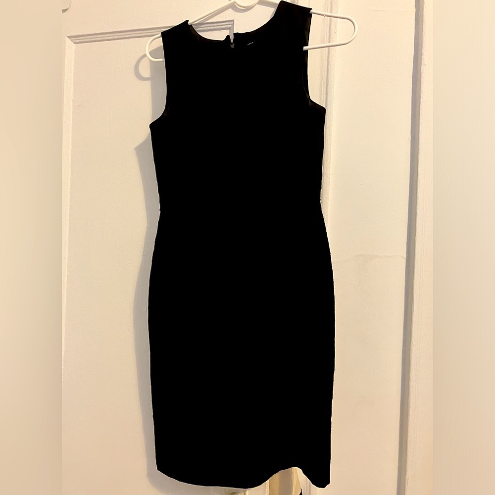 Black mini dress